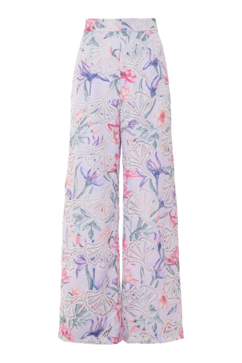 Amaryllis Embroidered Pant, Alternate, color, LIGHT BLUE