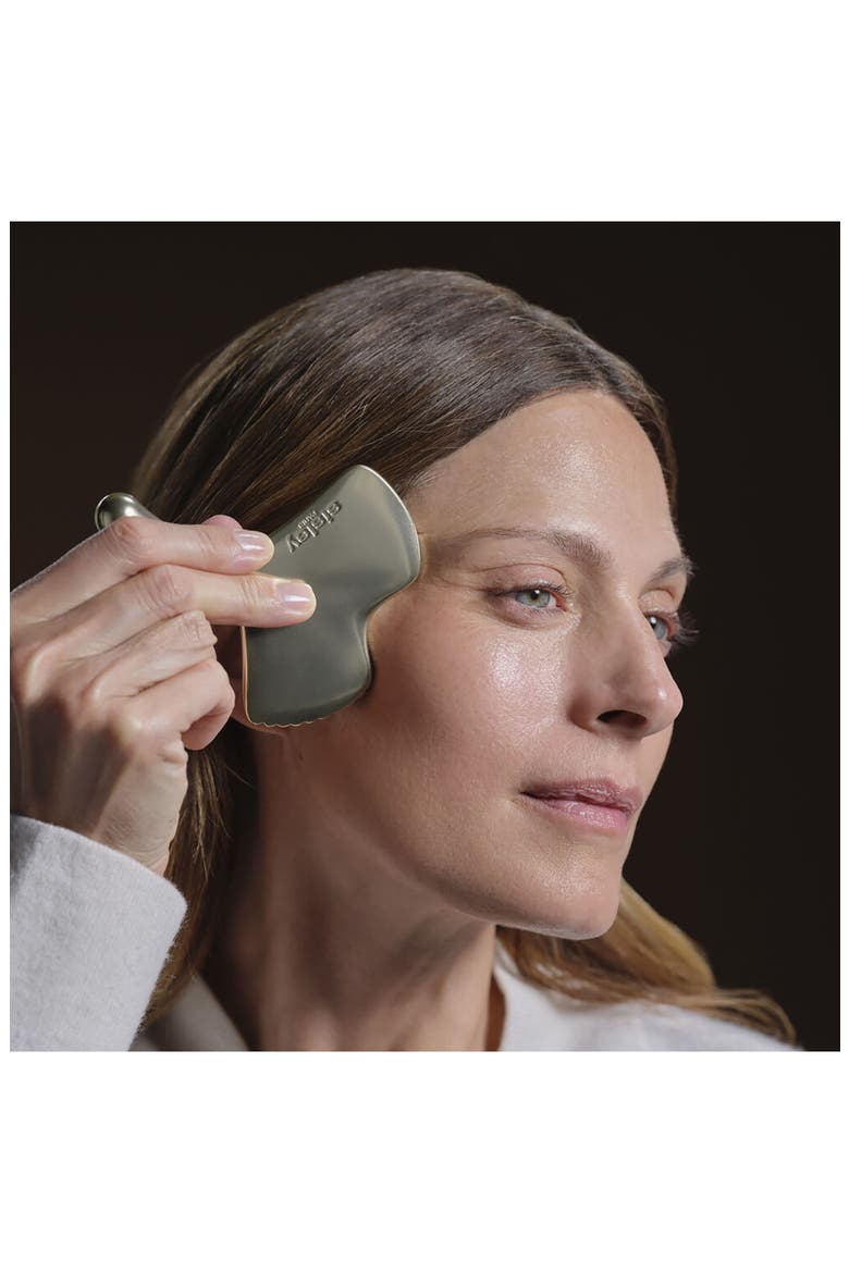 Ginkgo Gua Sha Massage Tool, Alternate, color, NO COLOR