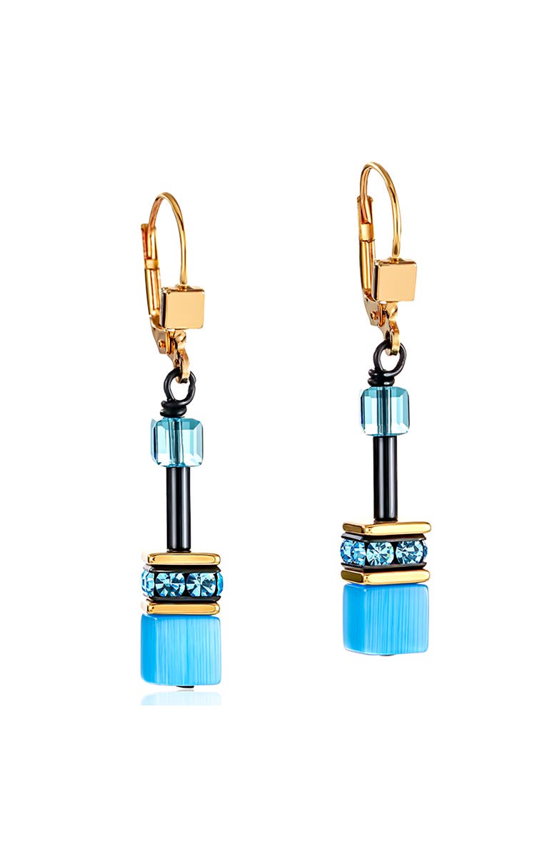 COEUR DE LION Geocube<sup>®</sup> Gold Earrings, Main, color, Rainbow