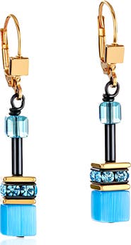 COEUR DE LION Geocube® Gold Earrings