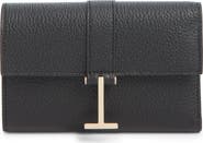 TOM FORD Kara Grain Leather Compact Wallet