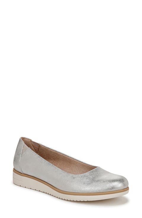Idea Ballet Wedge Slip-On Flat - Wide Width Available (Women)