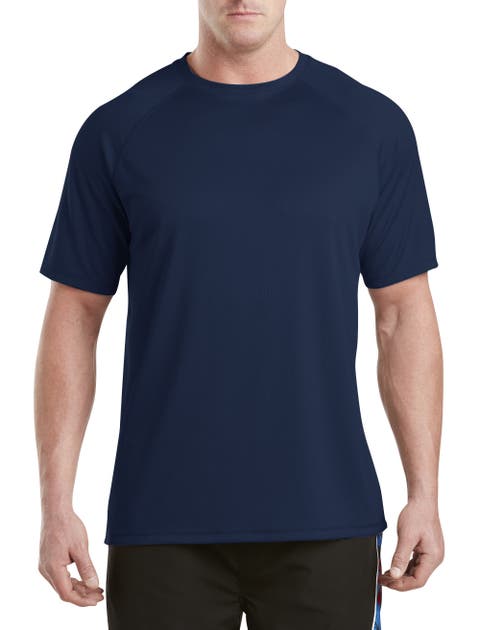 Big & Tall Swim Rash Guard T-Shirt