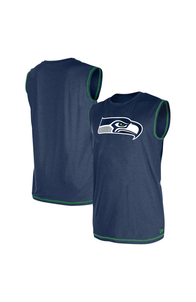 New Era Men's New Era College Navy Seattle Seahawks Tank Top, Main, color, Navy