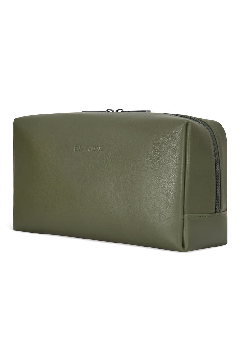 Onyx Leather Dopp Kit, Alternate, color, KHAKI