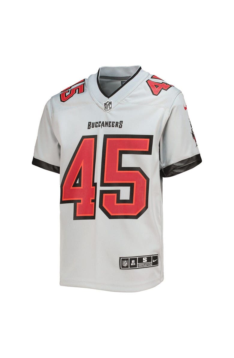 Nike Youth Nike Devin White Gray Tampa Bay Buccaneers Inverted Team Game Jersey, Alternate, color, 