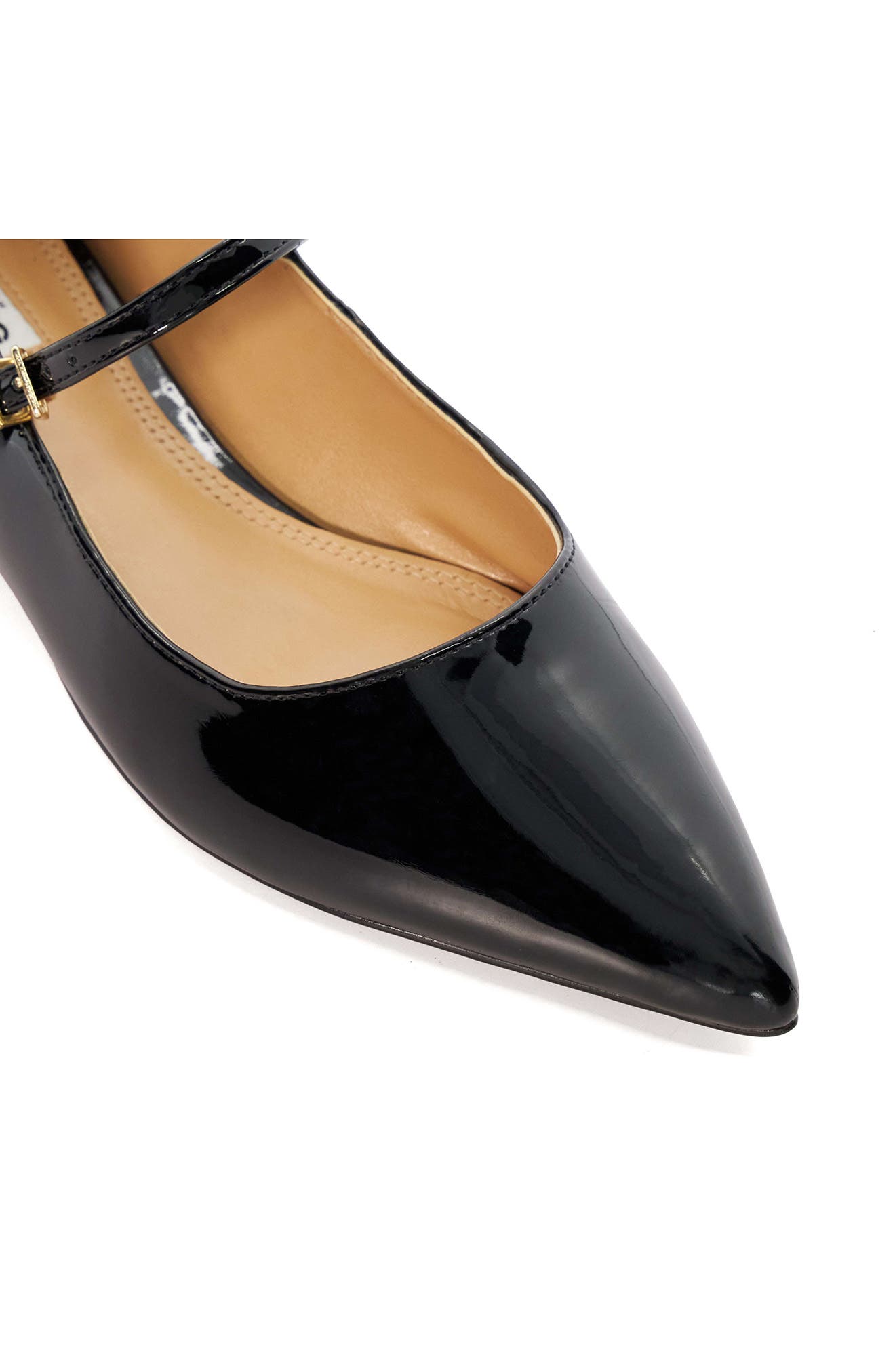 Dune London Hastas Mary Jane Pointed Toe Flat, Alternate, color, 