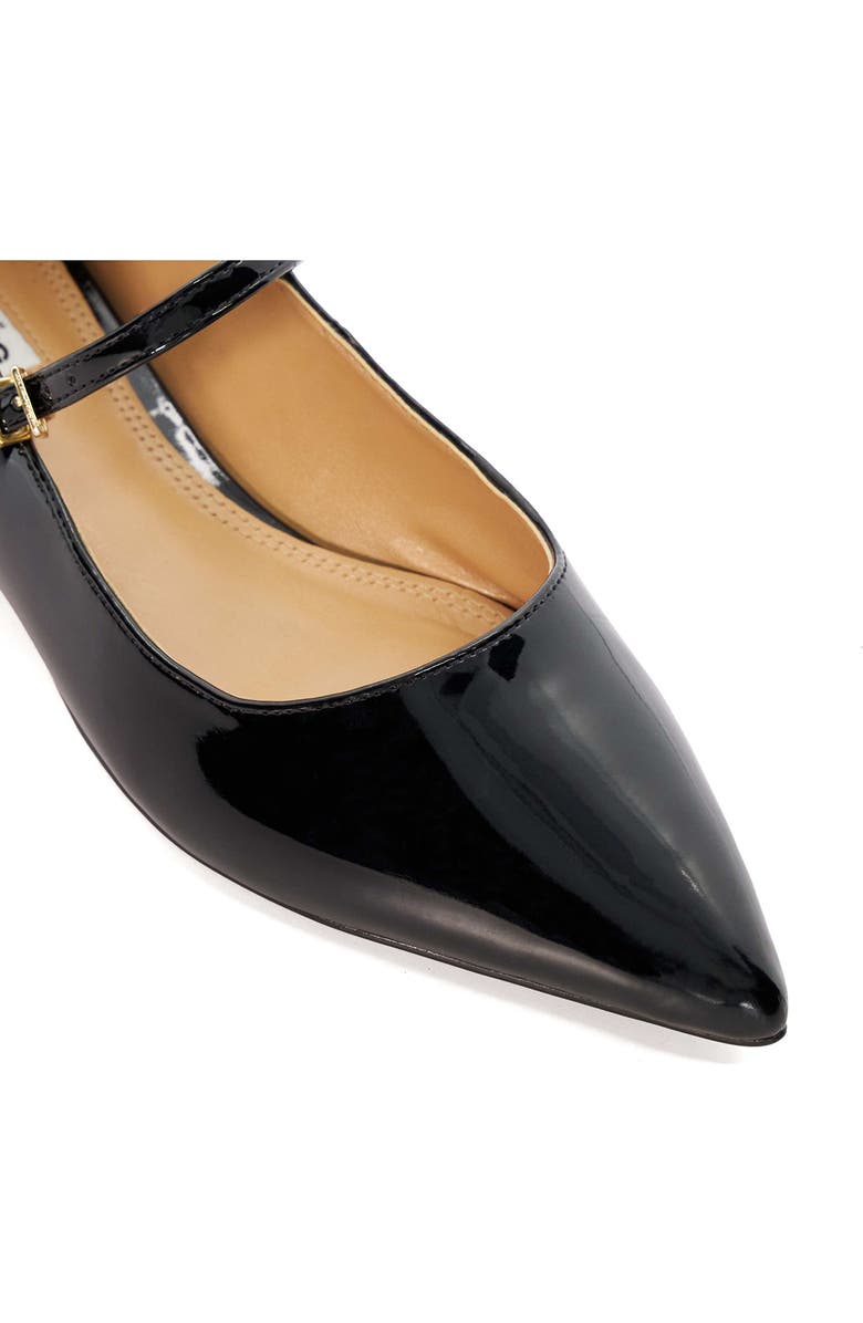 Dune London Hastas Mary Jane Pointed Toe Flat, Alternate, color,