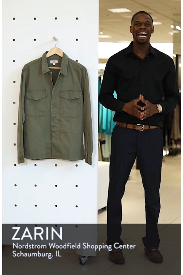 Regular Fit Military Shirt Jacket video