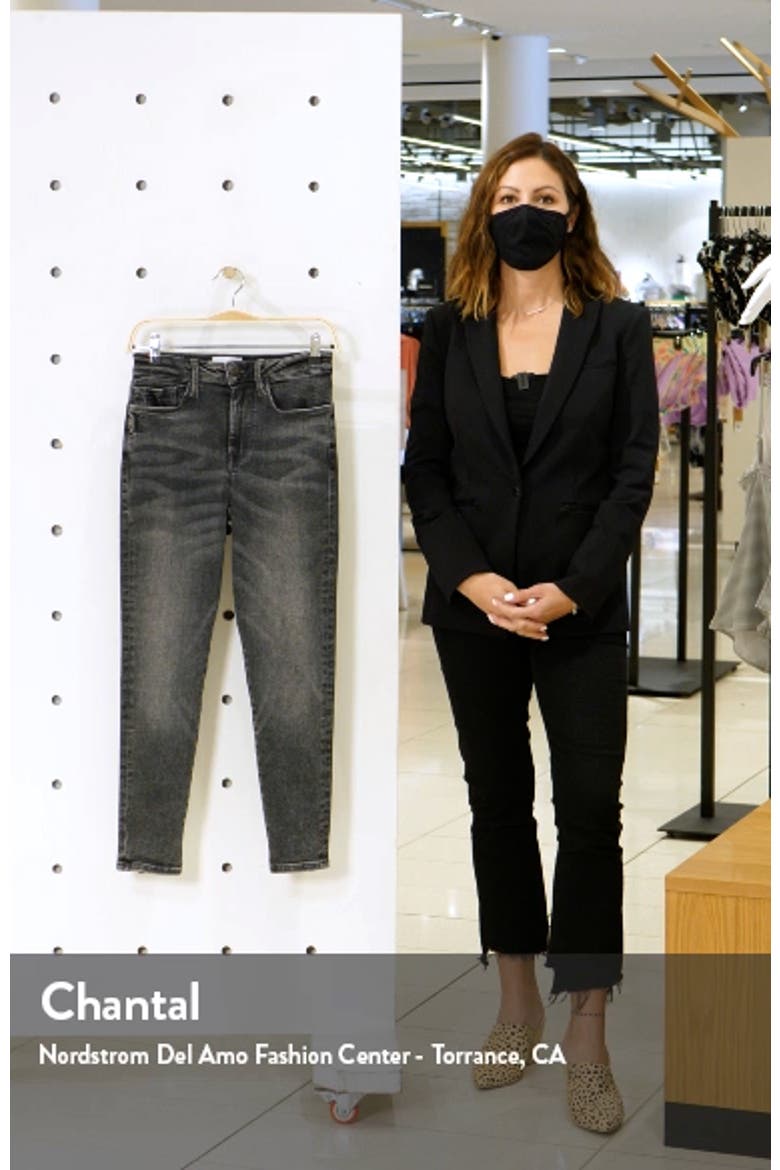Le One High Waist Crop Skinny Jeans video