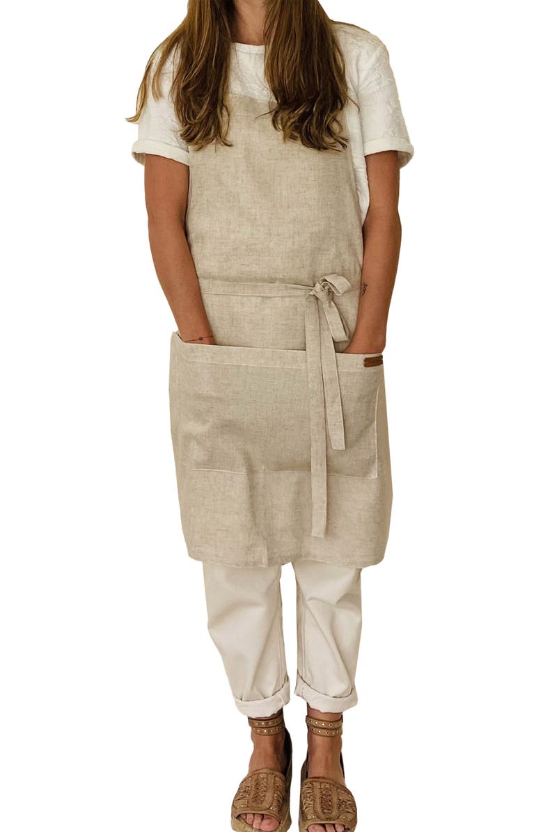 Tallo de Olivo Lena Apron, Alternate, color, Natural