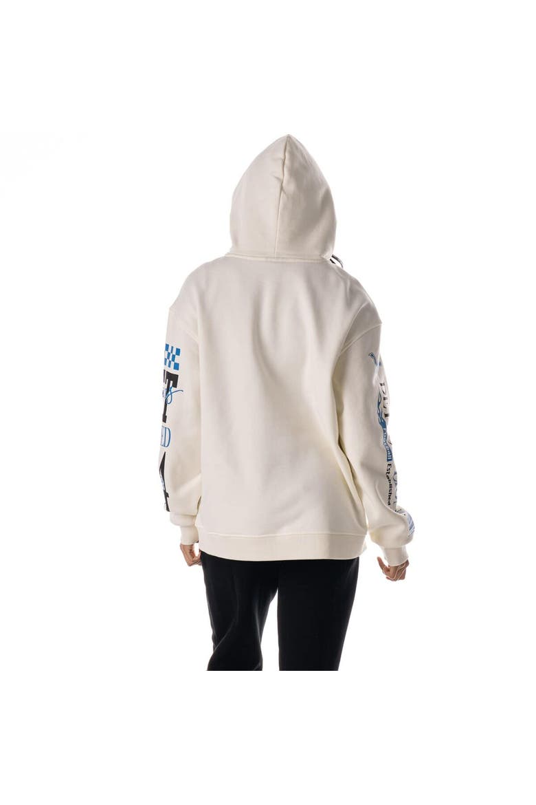 Unisex The Wild Collective  Cream Detroit Lions Stacked Graphic Sleeve Fleece Hoodie, Alternate, color, Cream