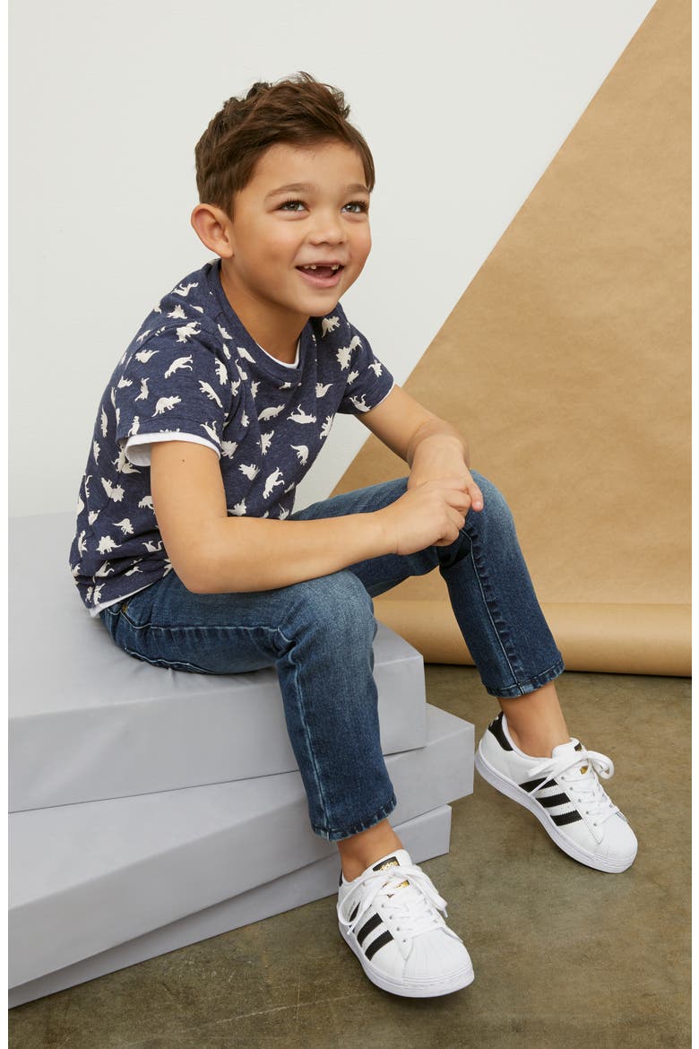 Kids' Flex Pull-On Jeans, Alternate, color, GRANBY WASH