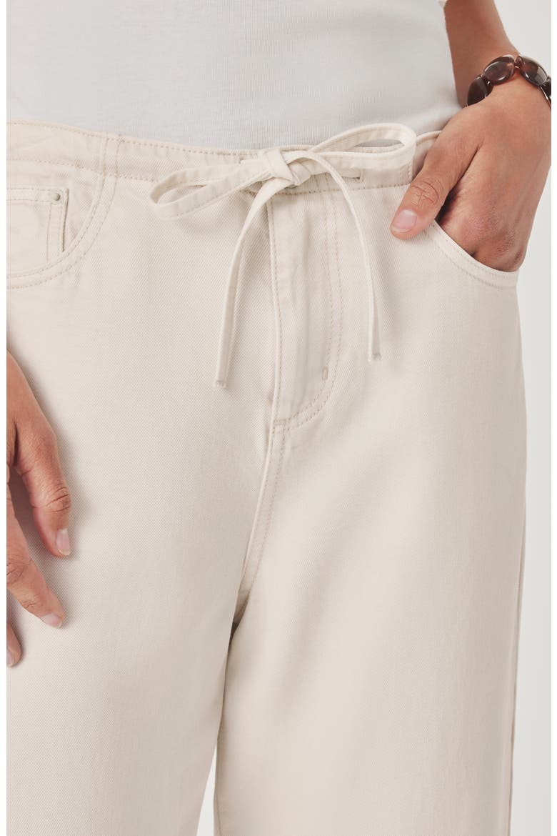 Lounge Wide Leg Crop Jeans, Alternate, color, MOONSTONE WHITE