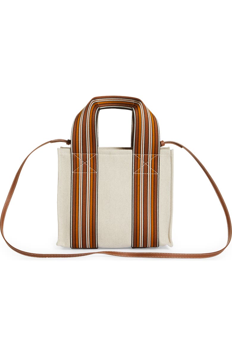 Loro Piana The Suitcase Mini Stripe Linen & Cotton Tote, Alternate, color,