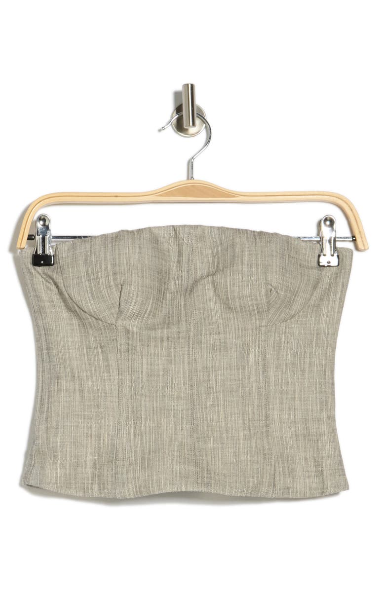 TWP Jillian Bustier Top, Alternate, color, Light Heather Grey