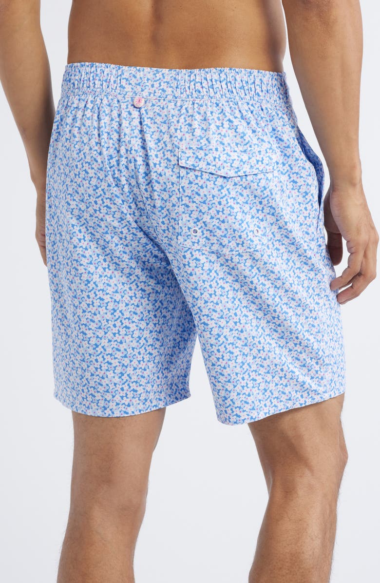 johnnie-O Every Daisy Swim Trunks, Alternate, color, Maliblu