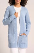matty m. Faye Longline Open Front Cardigan