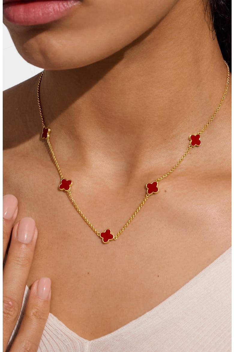Signature Clover Collection I, Alternate, color, Gold-Tone Plated