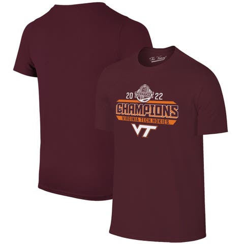 Men's Original Retro Brand Maroon Virginia Tech Hokies 2022 ACC Men's Basketball Conference Tournament Champions Locker Room T-Shirt
