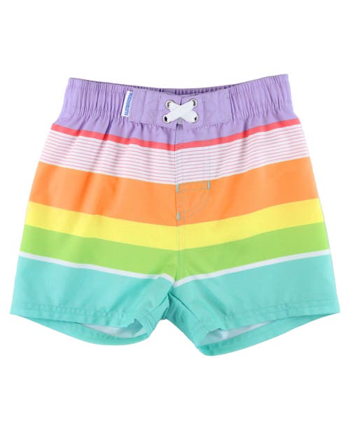 Ruggedbutts Baby Boys Upf50+ Swim Trunks In Multi
