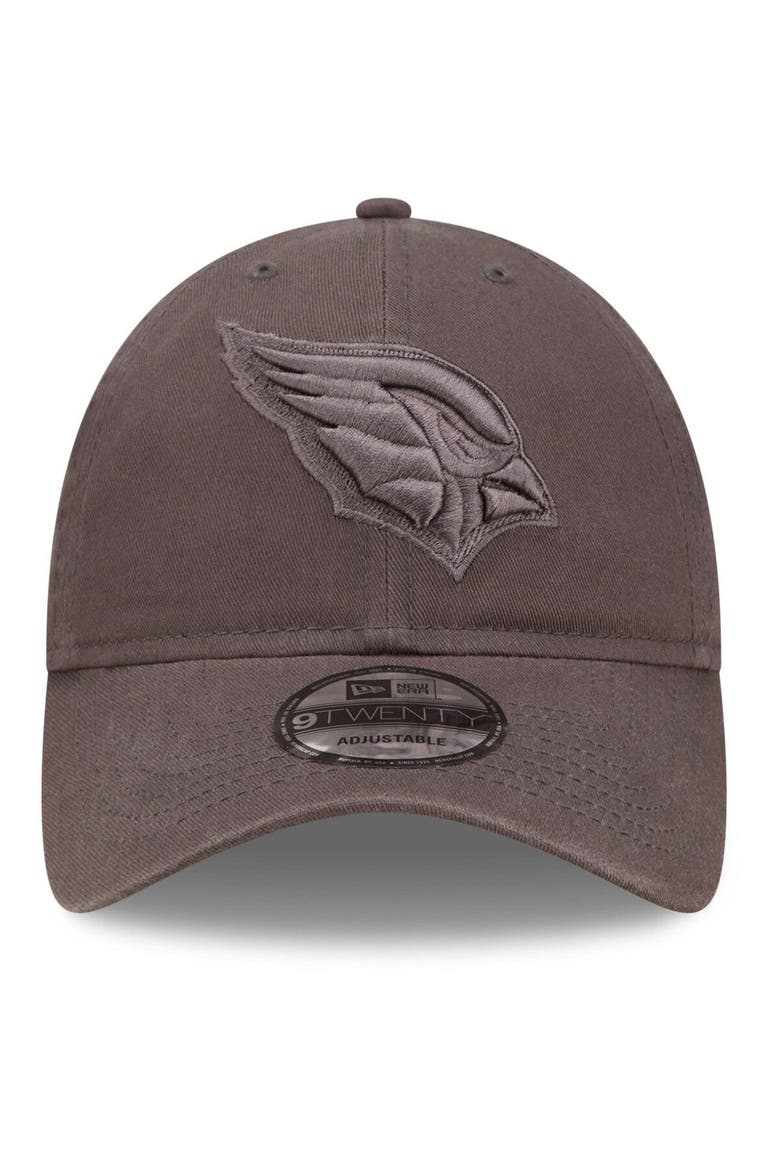 Men's New Era Graphite Arizona Cardinals Core Classic 2.0 Tonal 9TWENTY Adjustable Hat, Alternate, color, Graphite