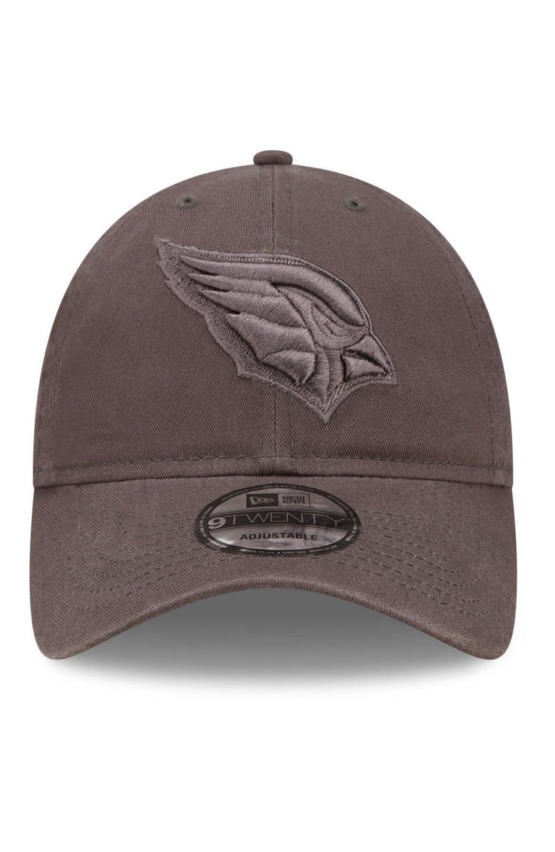 New Era Men's New Era Graphite Arizona Cardinals Core Classic 2.0 Tonal 9TWENTY Adjustable Hat, Alternate, color,