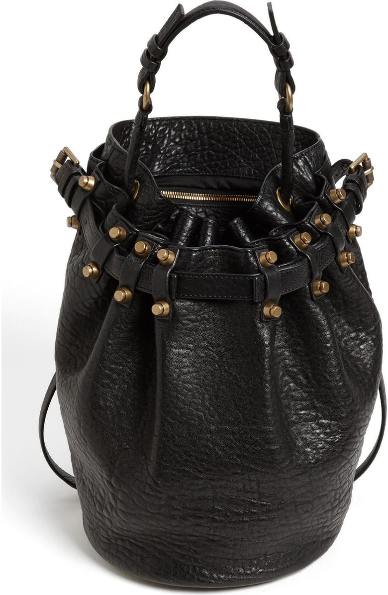 Alexander Wang 'Diego' Leather Bucket Bag, Main, color,