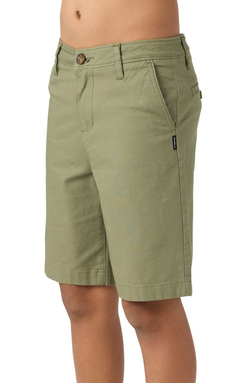 O'NEILL O'NEILL KIDS' JAY FLAT FRONT STRETCH BERMUDA SHORTS