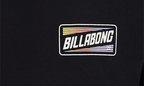 Billabong Kids' Walled Cotton Graphic T-shirt In Black