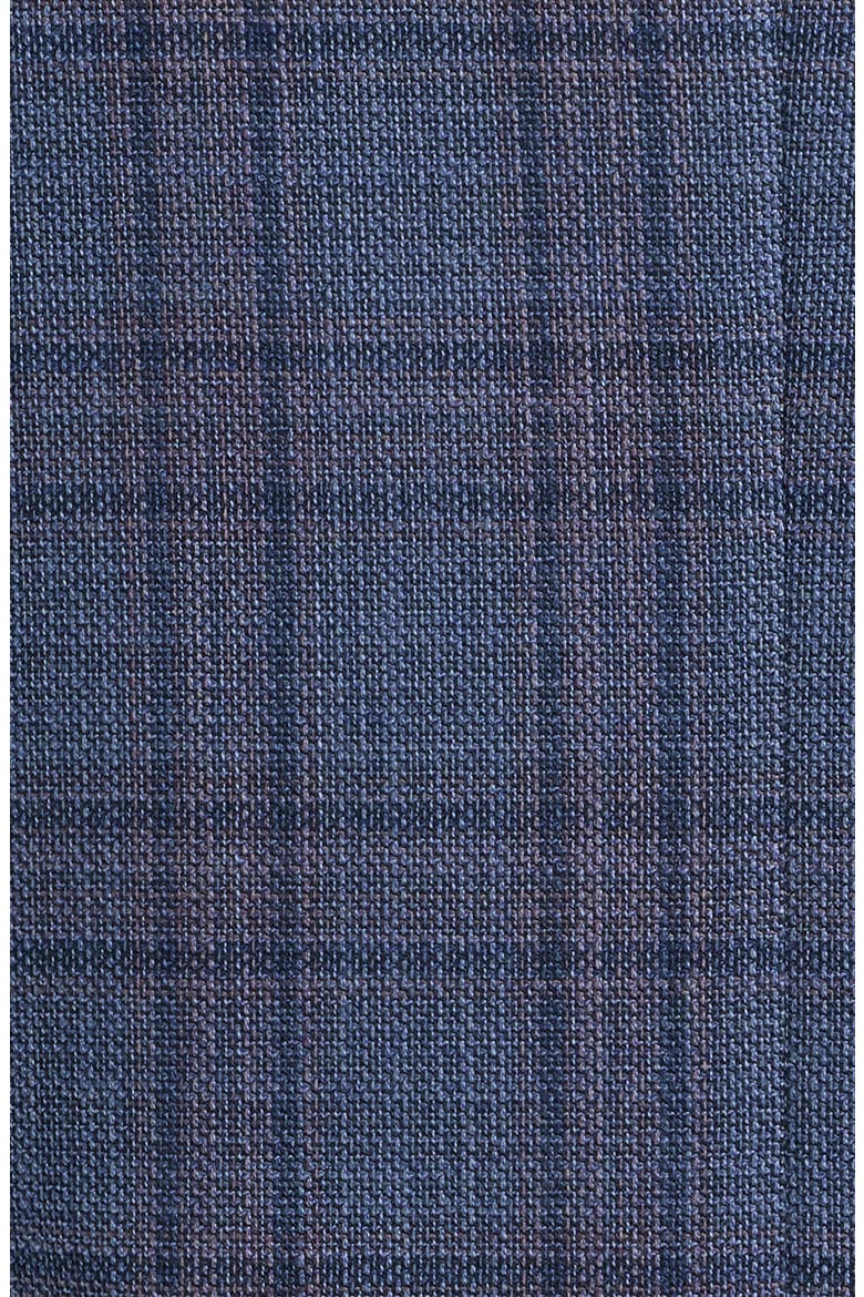 Flynn Classic Fit Medium Blue Plaid Slub Wool Sport Coat, Alternate, color, MEDIUM BLUE