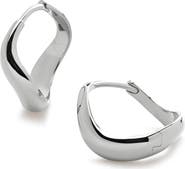 Monica Vinader Small Swirl Hoop Earrings