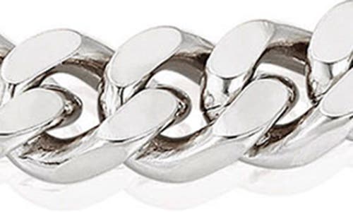 West Coast Jewelry Mens' 8.5mm Curb Chain Link Bracelet In Silver