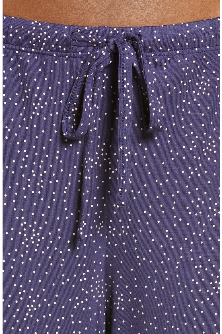 Moonlight Pajamas, Alternate, color, NAVY PEACOAT STARRY NIGHT DOT