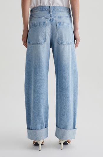 Mercer Cuffed Barrel Jeans