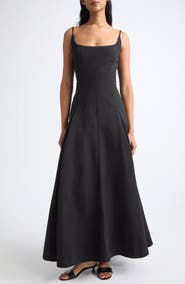 STAUD Jill Fit & Flare Dress