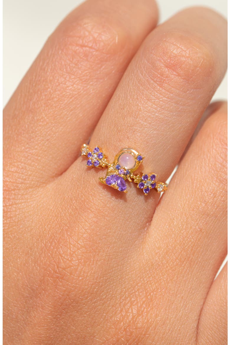 x Disney Princess Rapunzel Tangled Ring, Alternate, color, GOLD