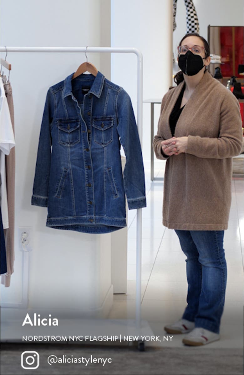 Longline Denim Jacket, sales video thumbnail