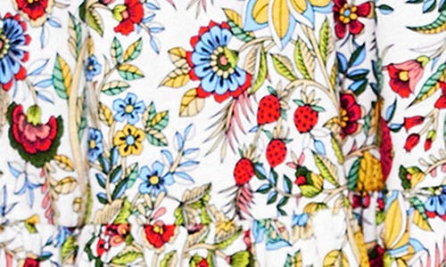 BODEN BODEN PIPER FLORAL SHORT SLEEVE COTTON BLEND JERSEY DRESS