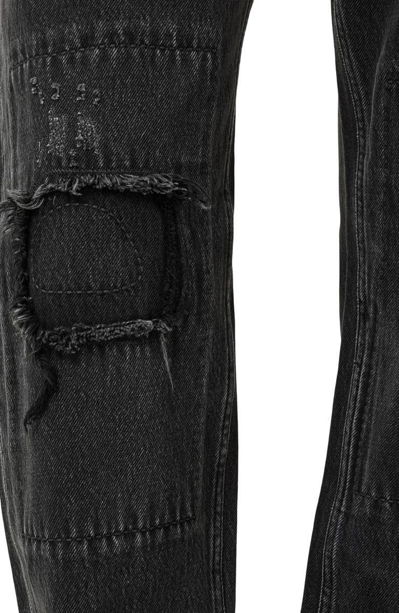 AllSaints Reid Repair Straight Leg Jeans, Alternate, color, 