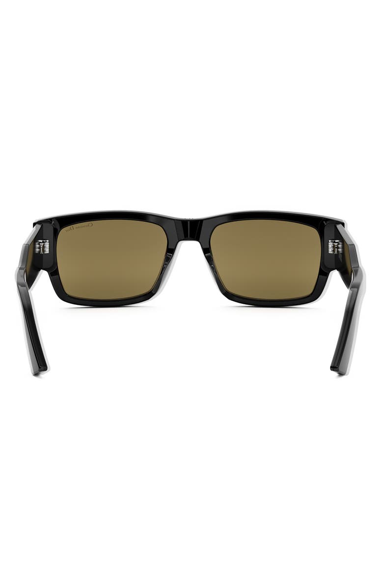 DIOR Label S1I Rectangular Sunglasses, Alternate, color,