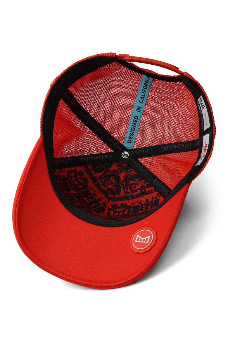 Odysea MPH Pit Crew Hydro Snapback Ball Cap, Alternate, color, RED ALERT