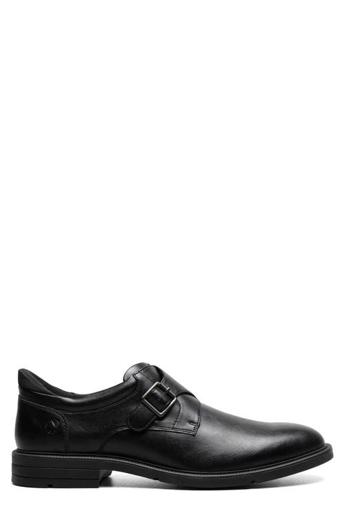 Nunn Bush Hero Plain Toe Monk Shoe In Black