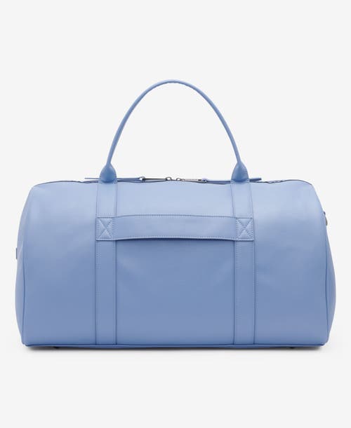 Dkny Nyc Duffel In Blue Suede
