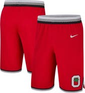 Nike Men's Nike Scarlet Ohio State Buckeyes Retro Replica Basketball Shorts
