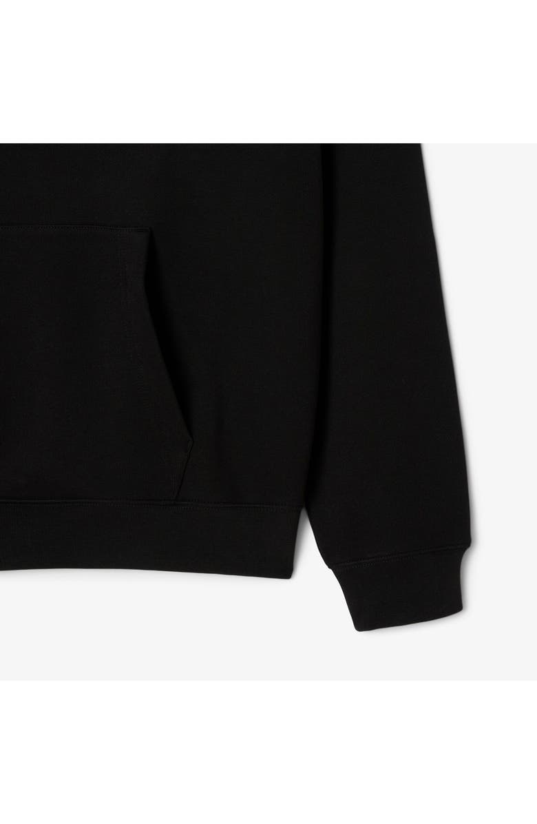 Lacoste Tennis Graphic Hoodie Pullover, Alternate, color, Black
