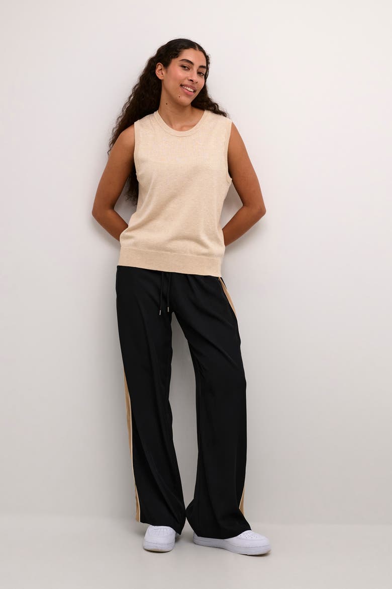 KAlizza Round Neck Sleeveless Pullover, Alternate, color, Feather Gray Melange