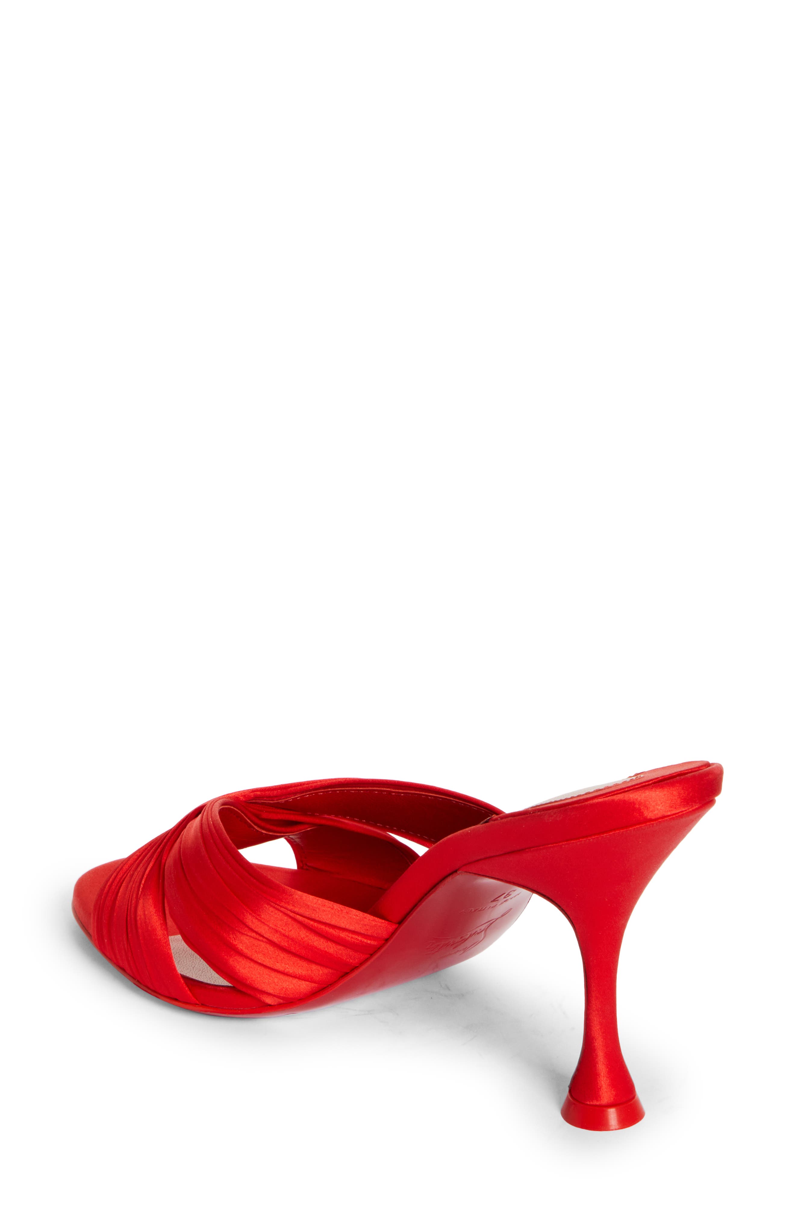 Nicol is Back Slide Sandal, Alternate, color, RED