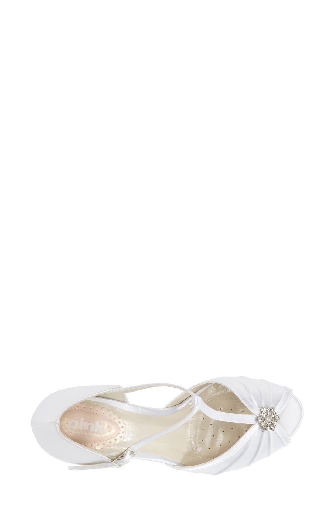 Paradox London Pink 'Perfume' T-Strap Peep Toe Pump, Alternate, color, 