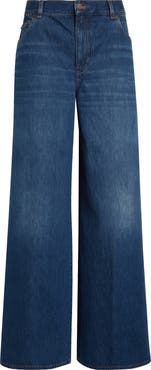 Chloé High Waist Wide Leg Jeans